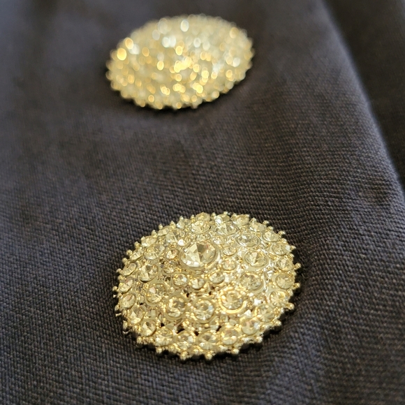 NWT Blue Jm Collection Diamonte Tab Pull-on Pants - Picture 5 of 8